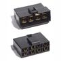 Imagem de Kit 4 Terminal Conector 8 Vias Trava Macho Fêmea Technoise