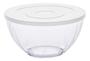 Imagem de Kit 4 Tigela Bowl 1,8 Lts Transparente  20x10 Cm Com Tampa