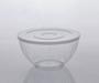 Imagem de Kit 4 Tigelas Bowl 2,4 Lts Transparente  22,5x11Cm Com Tampa
