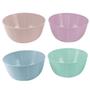 Imagem de Kit 4 Tigelas Bowl 300ml Potes Coloridos Para Sobremesas