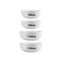 Imagem de Kit 4 Tigelas Bowl 700ml e 1150ml Melamina Cumbuca