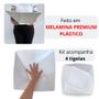 Imagem de Kit 4 Tigelas Quadradas Geometrica 32,5 Cm Branca Grandes para Buffet / Restaurante Profissional Melamina Premium  Bestfer 