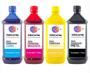 Imagem de Kit 4 Tinta Compatível HP T100 T120 T125 T130 711 1L CMYK Pigmentado