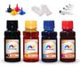 Imagem de Kit 4 Tinta Compatível Para Brother MFC-J5845 LC-3039 CMYK 100mL