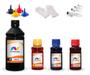 Imagem de Kit 4 Tinta Para Brother DCP-J105 J100 MFC-J200 LC509 LC505 800ml Platinum