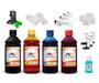 Imagem de Kit 4 Tinta Para Canon MX320 MX340 MX360 MX410 PG210 CL211 de 500ml Platinum