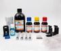 Imagem de Kit 4 Tinta Para Lexmark X-1185 16 17 e 26 27 500ml Black e 100ml Color Linha Platinum
