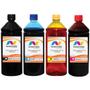 Imagem de Kit 4 Tinta Tankfull Para Cartucho HP 21 C9351A e 22 C9352A Impressora F4180 J3680 F380 1410 D2460 de 1L.