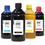 Imagem de Kit 4 Tintas para  Universal CMYK 500ml Pigmentada Aton