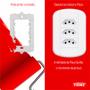 Imagem de Kit 4 Tomada e Interruptores 10A/20A Modernos Fame