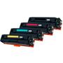 Imagem de Kit 4 Toner Compatível 414x W2020 W2021 W2022 W2023 P/ Hp M454DW M454DN M479FDW M479DW M479FDN  Com Chip