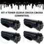 Imagem de Kit 4 Toner Compatível Ce285a cb435a cb436a P1102w M1132 M1212 Infore Premium