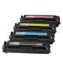 Imagem de Kit 4 Toner Compatível Tankfull Para HP 125A CB540 CB541 CB542 CB543 CMYK - Compatível para HP CP1215 CM1312 CP1515 CP15