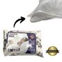 Imagem de Kit 4 Travesseiro Estampado Florido Alto Original Não Afunda Macio Confortável 17cm
