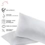Imagem de Kit 4 Travesseiro Soft Antialérgico Fibra Siliconada Branco