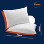 Imagem de Kit 4 Travesseiros 200 Fios Percal Fibra Siliconada Casen Pillow