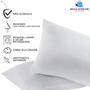 Imagem de Kit 4 travesseiros TNT 65x45cm Lavavel 100% fibra Siliconada Macio