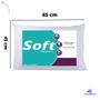 Imagem de Kit 4 travesseiros TNT 65x45cm Lavavel 100% fibra Siliconada Macio