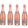 Imagem de Kit 4 Un Espumante Miolo Cuvee Rose Brut 750 ml