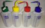 Imagem de Kit 4 Un Pissetas 250ml Graduadas Em Pe C/4 Tampas Coloridas, Nalgon