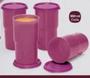 Imagem de Kit 4 Unidades Copos Tupperware Colors Rabanete