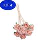 Imagem de Kit 4 Varetas Para Difusor Mini Flores Laranjas - Avatim