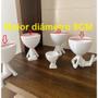 Imagem de Kit 4 Vasos Decorativo Para Suculentas com 10cm Altura Bob Robert Plant New 2024 lançamento