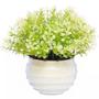 Imagem de Kit 4 Vasos Vasinhos Plantas Flores Artificial Decoração