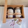 Imagem de Kit 4 Velas Aromáticas 140gr com Caixa de Madeira Presente