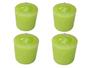 Imagem de Kit 4 Velas Perfumadas Com Aroma De Capim-limão - Cor Verde