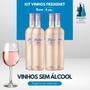 Imagem de Kit 4 Vinho Sem Álcool Vinoh Rosé - 750Ml - Nacional