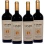 Imagem de Kit 4 Vinho Sem Álcool Vinoh Tinto Merlot - 750Ml Nacional