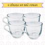 Imagem de Kit 4 Xicaras Cha 150 ML De Vidro Liso Resistente Mesa Posta