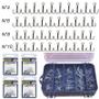 Imagem de Kit 40 Garateias Crown Tamanho 4/6/8/e 10 + Estojo Box