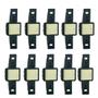 Imagem de Kit 40 Interruptor Duplo Bipolar Simples 10a 250v Pial Embutir