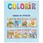 Imagem de Kit 40 Livros Para Colorir Dinossauros + 5 Caixa Mini Lápis de Cor Ideal Lembrancinhas