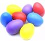 Imagem de Kit 40 Ovinhos Shaker Ganza Colorido Chocalho Eggs