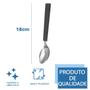 Imagem de Kit 48 Colheres Cabo Preto Cozinha Talheres Firme Resistente