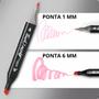 Imagem de Kit 48 Estojo Canetinhas Coloridas Profissionais Ponta Dupla