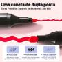 Imagem de Kit 48 Estojo Canetinhas Coloridas Profissionais Ponta Dupla