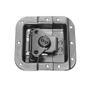 Imagem de Kit 48 Fecho Borboleta Cromado Para Case 8X8Cm Yr2302