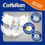 Imagem de Kit 48 Fraldas Cotidian Plus G E 18 Protetores De Cama