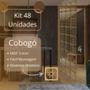 Imagem de Kit 48 Mdf Divisoria Ambiente Placa Cobogo Decoraçao 29X29Cm