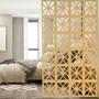 Imagem de Kit 48 Mdf Divisoria Ambiente Placa Cobogo Decoraçao 29X29Cm