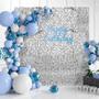 Imagem de Kit 49 Unidades Painel Decorativo Lantejoula Shimmer Wall Prateado