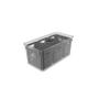 Kit 4pc Organizador de Geladeira Cesto c/ Divisórias Clear Fresh OU Imagem de Kit 4pc Organizador de Geladeira Cesto c/ Divisórias Clear Fresh OU