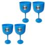 Imagem de Kit 4Un Taça Copo Gin Drinks Coquetéis Bebidas 580ml Festa Time Grêmio Azul Oficial