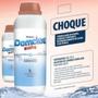 Imagem de Kit 4X Algicida de Choque DomClor 1L Limpeza Para Piscina