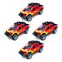 Imagem de Kit 4x Brinquedo Carrinho Camionete Jeep 4x4 - AP TOYS