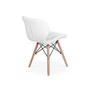 Imagem de Kit 4x Cadeira de Jantar Charles Eames Eiffel Slim Estofada